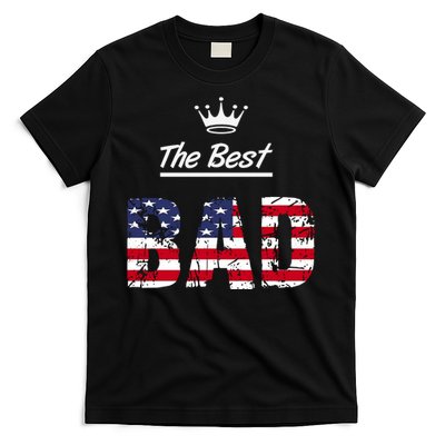 Usa Patriotic Dad Day American Flag T-Shirt