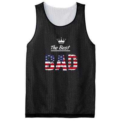 Usa Patriotic Dad Day American Flag Mesh Reversible Basketball Jersey Tank