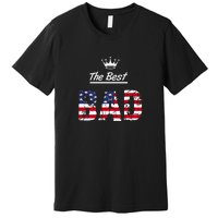 Usa Patriotic Dad Day American Flag Premium T-Shirt