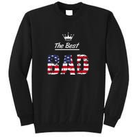 Usa Patriotic Dad Day American Flag Tall Sweatshirt