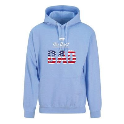 Usa Patriotic Dad Day American Flag Unisex Surf Hoodie