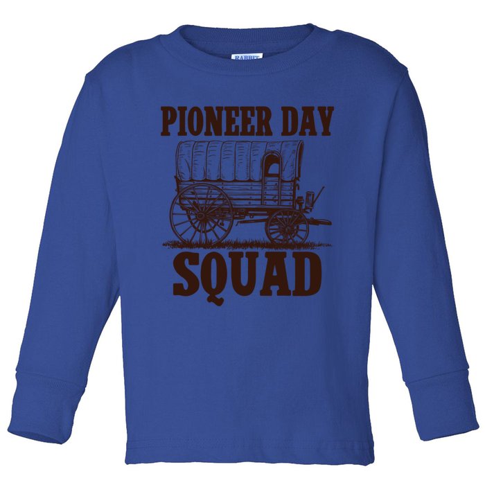 Utah Pioneer Day Squad Gift Toddler Long Sleeve Shirt