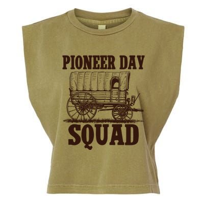 Utah Pioneer Day Squad Gift Garment-Dyed Women's Muscle Tee