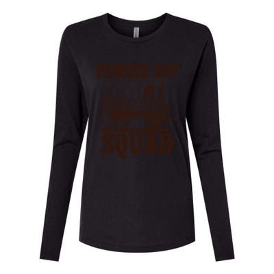 Utah Pioneer Day Squad Cool Gift Womens Cotton Relaxed Long Sleeve T-Shirt