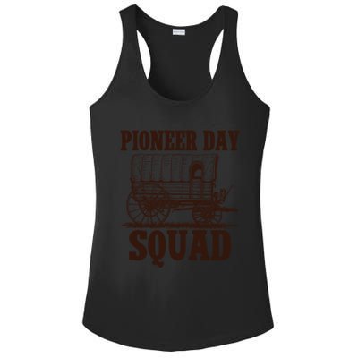 Utah Pioneer Day Squad Cool Gift Ladies PosiCharge Competitor Racerback Tank