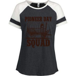 Utah Pioneer Day Squad Cool Gift Enza Ladies Jersey Colorblock Tee