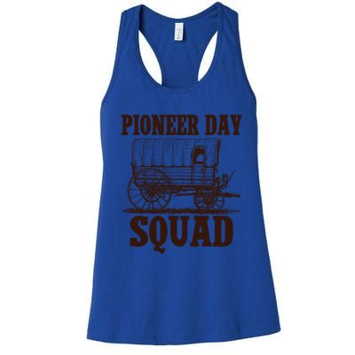 Utah Pioneer Day Squad Cool Gift Women's Racerback Tank