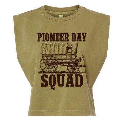 Utah Pioneer Day Squad Cool Gift Garment-Dyed Women's Muscle Tee