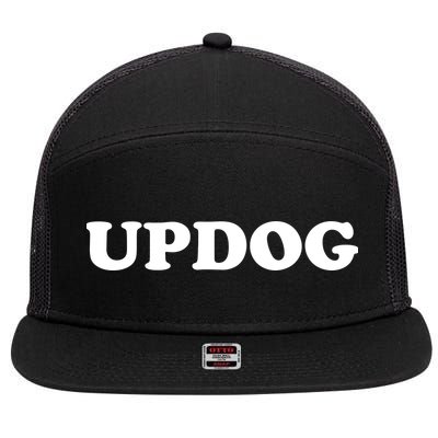Updog 7 Panel Mesh Trucker Snapback Hat