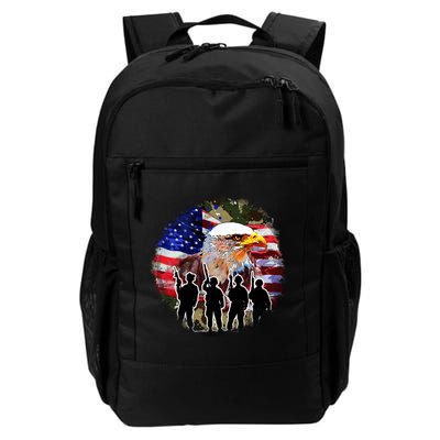 US Patriotic Eagle Soldier  Military Backpack