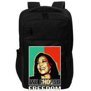 Us President Election Kamala Harris We Choose Freedom Impact Tech Backpack