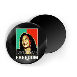 Us President Election Kamala Harris We Choose Freedom Magnet