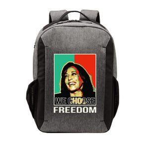 Us President Election Kamala Harris We Choose Freedom Vector Backpack