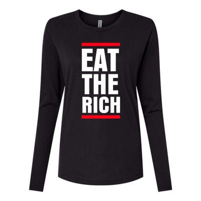 Uaw President Eat The Rich Womens Cotton Relaxed Long Sleeve T-Shirt