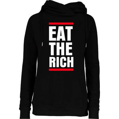 Uaw President Eat The Rich Womens Funnel Neck Pullover Hood