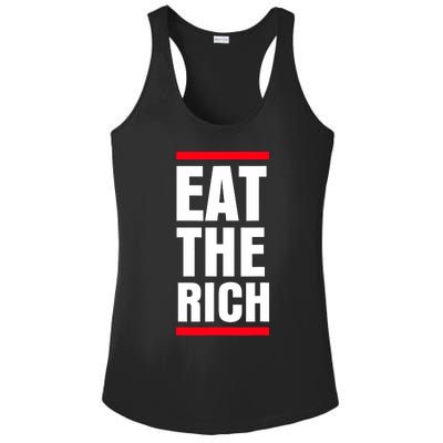 Uaw President Eat The Rich Ladies PosiCharge Competitor Racerback Tank