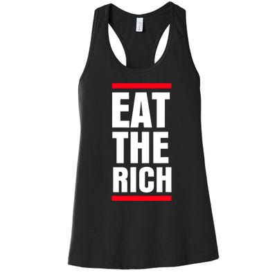 Uaw President Eat The Rich Women's Racerback Tank