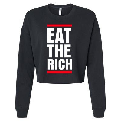 Uaw President Eat The Rich Cropped Pullover Crew