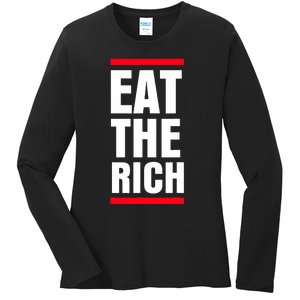 Uaw President Eat The Rich Ladies Long Sleeve Shirt