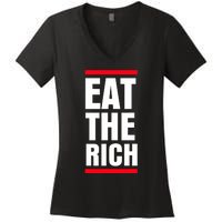 Uaw President Eat The Rich Women's V-Neck T-Shirt