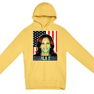 Us President Election Kamala 2024 Premium Pullover Hoodie