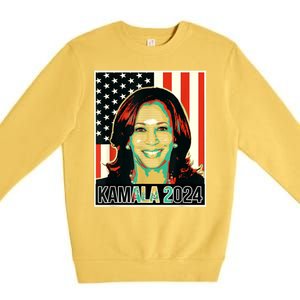 Us President Election Kamala 2024 Premium Crewneck Sweatshirt