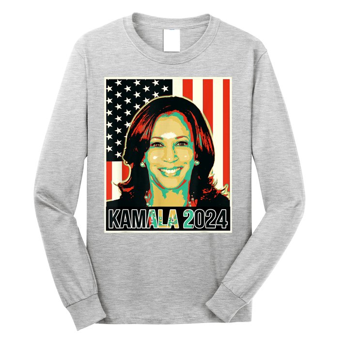 Us President Election Kamala 2024 Long Sleeve Shirt