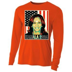 Us President Election Kamala 2024 Cooling Performance Long Sleeve Crew