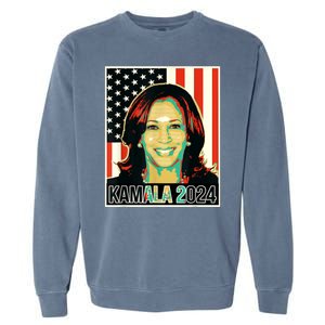 Us President Election Kamala 2024 Garment-Dyed Sweatshirt