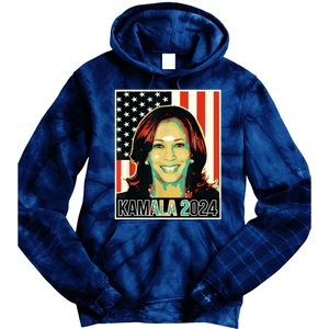 Us President Election Kamala 2024 Tie Dye Hoodie