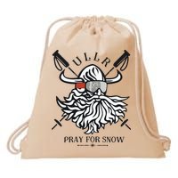 Ullr Pray For Snow Winter Is Coming Bring On The Snow Drawstring Bag