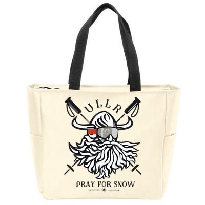 Ullr Pray For Snow Winter Is Coming Bring On The Snow Zip Tote Bag
