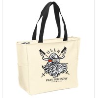 Ullr Pray For Snow Winter Is Coming Bring On The Snow Zip Tote Bag