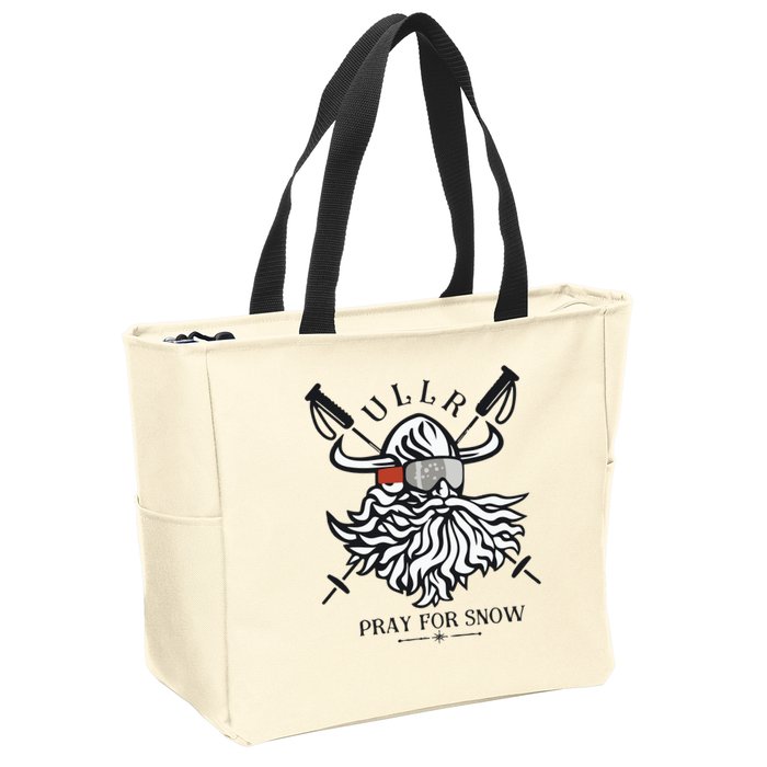 Ullr Pray For Snow Winter Is Coming Bring On The Snow Zip Tote Bag
