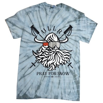 Ullr Pray For Snow Winter Is Coming Bring On The Snow Tie-Dye T-Shirt