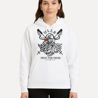 Ullr Pray For Snow Winter Is Coming Bring On The Snow Hoodie