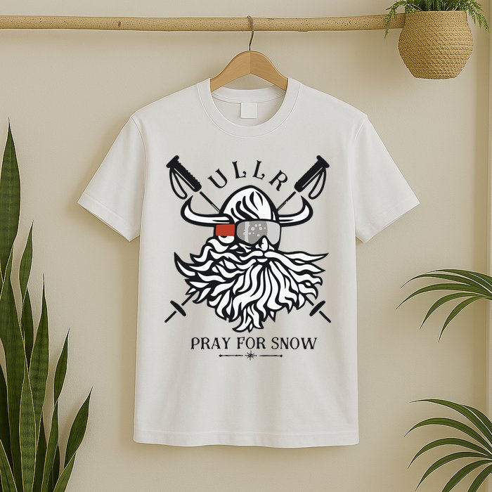 Ullr Pray For Snow Winter Is Coming Bring On The Snow T-Shirt