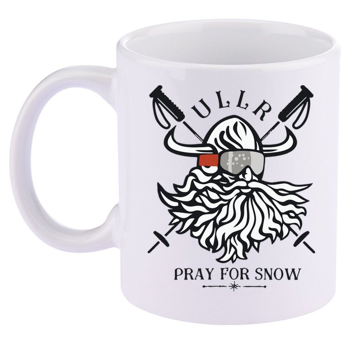 Ullr Pray For Snow Winter Is Coming Bring On The Snow 11oz C Handle Ceramic Mug