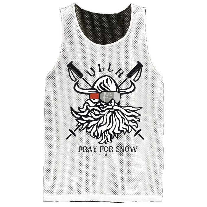 Ullr Pray For Snow Winter Is Coming Bring On The Snow Mesh Reversible Basketball Jersey Tank