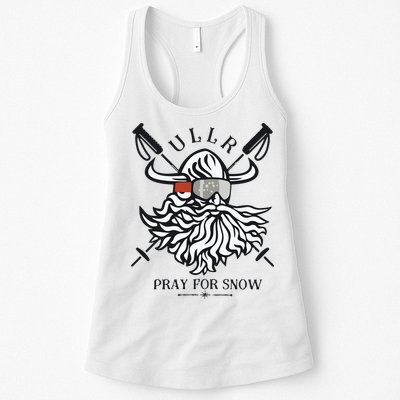 Ullr Pray For Snow Winter Is Coming Bring On The Snow Womens Tank Top