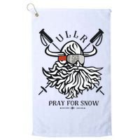 Ullr Pray For Snow Winter Is Coming Bring On The Snow Golf Towel