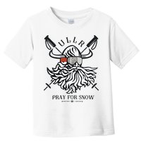 Ullr Pray For Snow Winter Is Coming Bring On The Snow Toddler T-Shirt