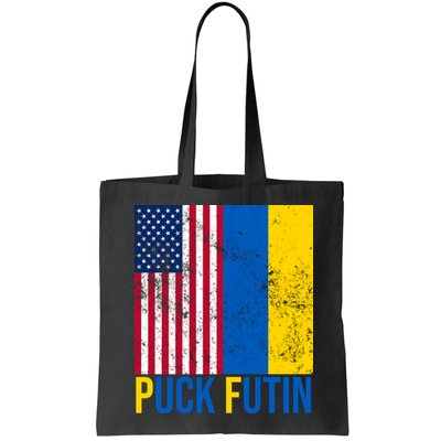 Ukraine Puck Futin USA Flag Bag