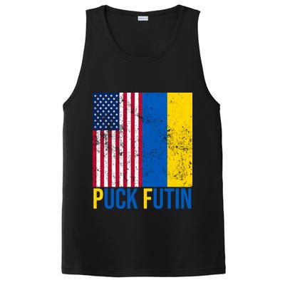 Ukraine Puck Futin USA Flag PosiCharge Competitor Tank