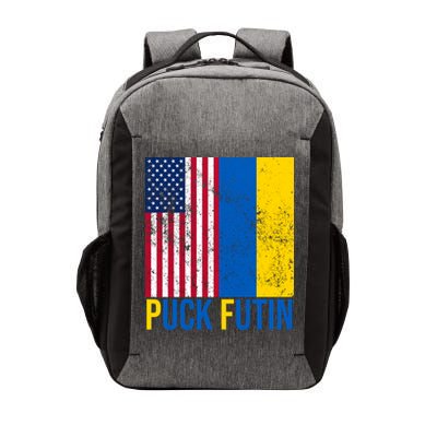 Ukraine Puck Futin USA Flag Vector Backpack