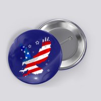 Usa Patriotic Flying Eagle Gift 4th Of July Button