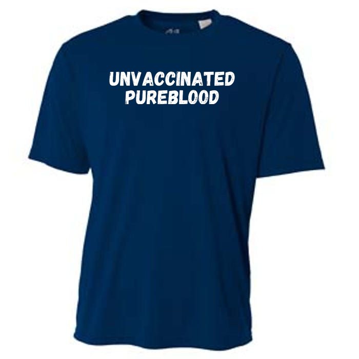 Unvaccinated Pureblood, Funny Unmask, Funny AntiVaccinated Cooling Performance Crew T-Shirt