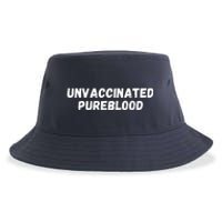 Unvaccinated Pureblood, Funny Unmask, Funny AntiVaccinated Sustainable Bucket Hat