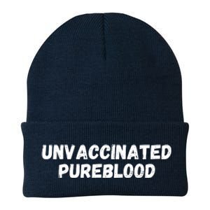 Unvaccinated Pureblood, Funny Unmask, Funny AntiVaccinated Knit Cap Winter Beanie