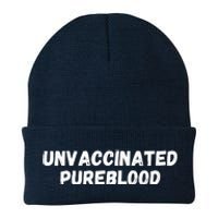 Unvaccinated Pureblood, Funny Unmask, Funny AntiVaccinated Knit Cap Winter Beanie